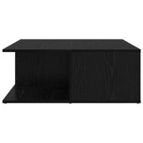 Coffee Table Black oak 80 x 80 x 31 cm Engineered wood 875488