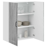 Wall Cabinet LUCCA Grey Sonoma 80 x 31 x 100 cm Engineered Wood 885151