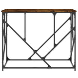 Console Table Smoked Oak 100x40x80 cm Engineered Wood 834117