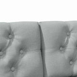 Upholstered Headboard Light Grey 160 cm Solid Pine Wood 879168