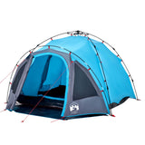 Camping Tent Dome 3-Person Blue Quick Release 4004223