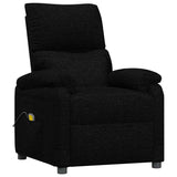 Massage Chair Black Fabric 342461