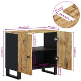 Sink Cabinet 62x33x58 cm Solid Wood Mango and Engineered Wood 351986