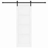 Sliding Door White 73.5 x 211 cm Solid Pine Wood 3333301