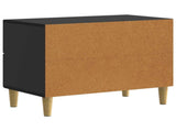 Bedside Cabinet Black 62 x 34.5 x 48 cm Engineered Wood 894546