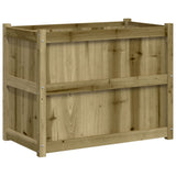 Garden Planter 90x50x70 cm Impregnated Wood Pine 837473