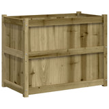 Garden Planter 90x50x70 cm Impregnated Wood Pine 837473