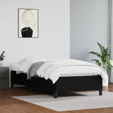 Bed Frame without Mattress Black 90x190 cm Single Single Faux Leather 349872
