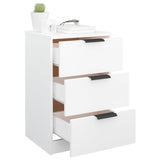 ZNTS Bedside Cabinet White 40x36x65 cm 811268