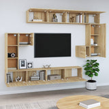 Wall-mounted TV Cabinet Sonoma Oak Engineered Wood 3114592