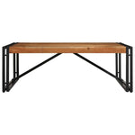 ZNTS Coffee Table 100x100x35 cm Solid Wood Acacia 4016669