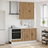 Kitchen Unit LUCCA 5 pcs Artisan Oak Engineered Wood 3438274