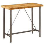 ZNTS Bar Table Solid Reclaimed Teak 120x58x106 cm 245804