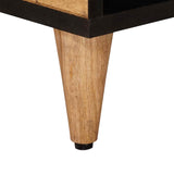 Coffee Table Natural 80 x 50 x 40 cm Solid Mango Wood 4018264
