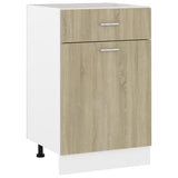Drawer Bottom Cabinet Lyon Sonoma Oak 50x46x81.5 cm Engineered Wood 801223