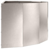 Planter Silver 90 x 45 x 35 cm Stainless Steel 883693
