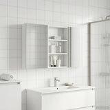 Bathroom Cabinet Set 3 pcs 120 x 10.5 x 60.5 cm Engineered wood 3403728