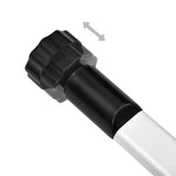 Telescopic Shoe Rack with Rods Aluminium 321108