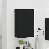 Bathroom Cabinet Wall-mounted with Door Black 39 x 23.5 x 65 cm 883385