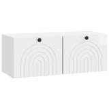 Wall-Mounted TV Cabinet High Gloss White 78.5 x 31 x 30 cm 898209