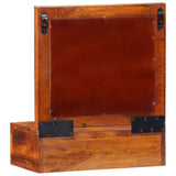 Wall Cabinet Brown 40 x 20 x 50 cm Solid Acacia Wood 4016523