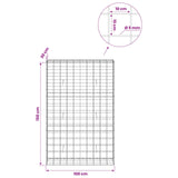 Gabion with 5 mm Wire and 10x10 cm Mesh 100x30x150 cm 3465140
