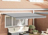 Retractable Awning Anthracite 350 x 200 cm Fabric 3329682