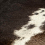 Real Cow Hide Rug Black 150x170 cm 284341