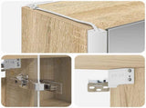 Bathroom Mirror Cabinet Sonoma Oak 63.5 x 15.5 x 60.5 cm 889249