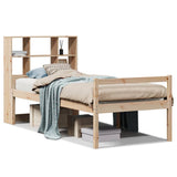 Bookcase Bed without Mattress 90x190 cm Single Solid Wood Pine 3322002