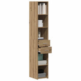Bookcase with Drawer Artisan Oak 30 x 42.4 x 185.2 cm 868740