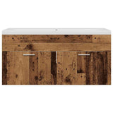Bathroom Cabinet Old Wood 100 x 38.5 x 46 cm Engineered Wood 3415678