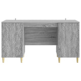 Desk Grey Sonoma Engineered Wood 142.5 x 50 x 75 cm 3414618