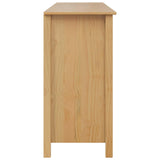 Sideboard HILL Honey Brown 154 x 40 x 80 cm Solid Pine Wood 42025035