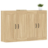 Wall Mounted Cabinets 2 pcs Sonoma Oak Engineered Wood 3197987
