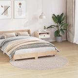 Anti-slip Shaggy Rug Cream 160 x 160 cm PP 4019789