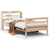 Bed Frame with Headboard without Mattress 90x200 cm 3306678