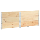 Raised Beds 3 pcs 100x100 cm Solid Pine Wood 3055169