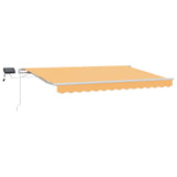 Retractable Awning Sand 400 x 300 cm Fabric and Steel 3426028