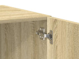 Storage Cabinet Sonoma Oak 80x42.5x225 cm Engineered Wood 3281345