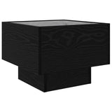 Coffee Table Black Oak 40 x 40 x 30 cm Engineered wood 3394556