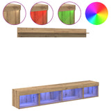 TV Wall Cabinet Set 5 pcs Artisan Oak Engineered Wood 3402953