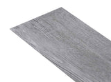 Flooring Planks 2.51 m 18 pcs PVC Matte wood grey 42046441