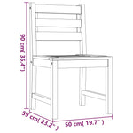 Garden Chairs 6 pcs Solid Wood Teak 3157175