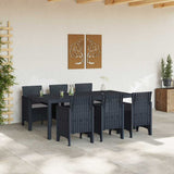 Garden Dining Set 7 pcs Anthracite Polypropylene 3378714