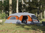 Family Tent 9-Person Grey and Orange Quick Release Waterproof 94300