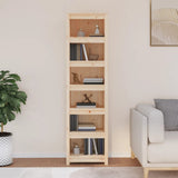 Book Cabinet 50x35x183 cm Solid Wood Pine 821719