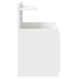 Bedside Cabinet with 2 Drawers White 40x36.5x62 cm 858632