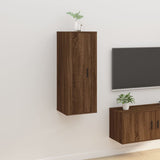 Wall Mounted TV Cabinet Brown Oak 40x34,5x100 cm 816687