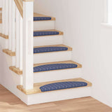 Self-adhesive Stair Mats 15 pcs Blue 65 x 21 x 4 cm 42011447